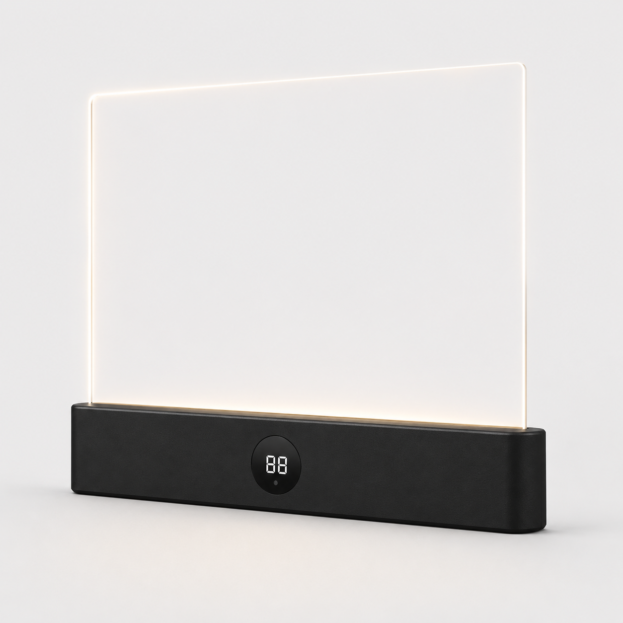 LumiPage front view — minimalist design